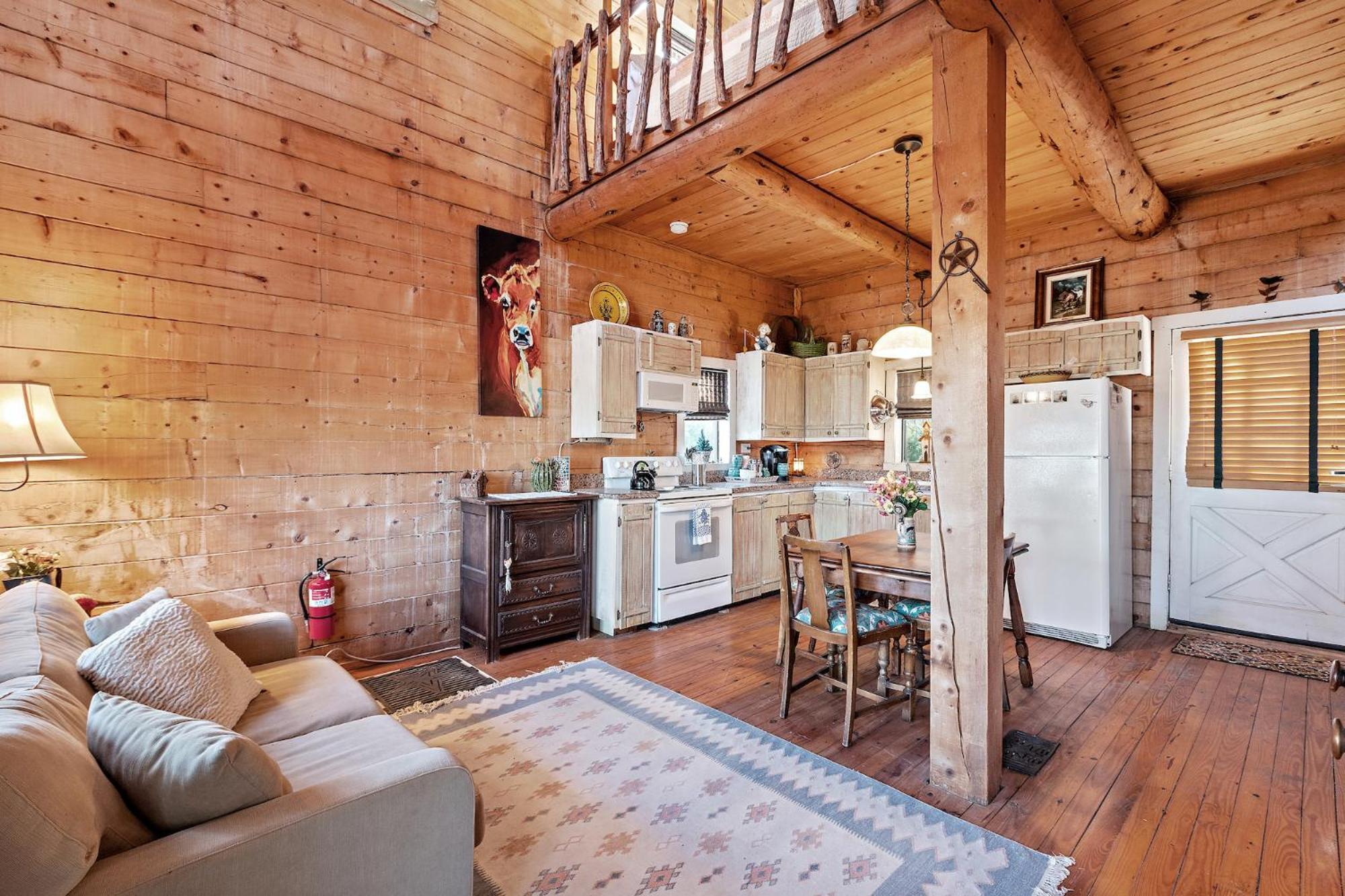 Mighty Oak Log Cabin Fredericksburg Exterior foto