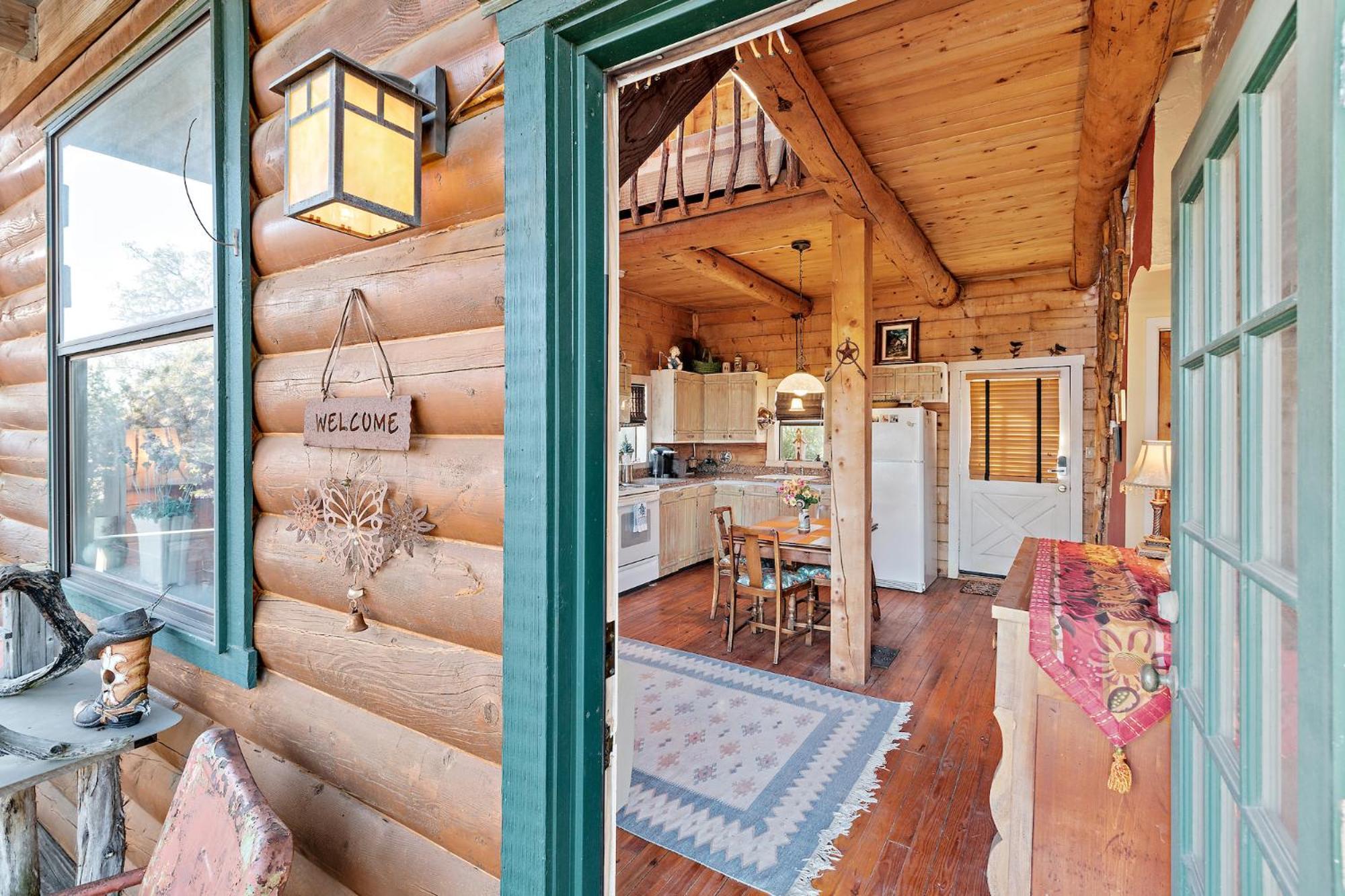 Mighty Oak Log Cabin Fredericksburg Exterior foto